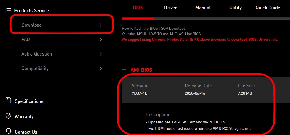 bios flash